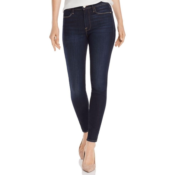 Frame Denim Denim - Frame Le Skinny Jeans in Copa‎